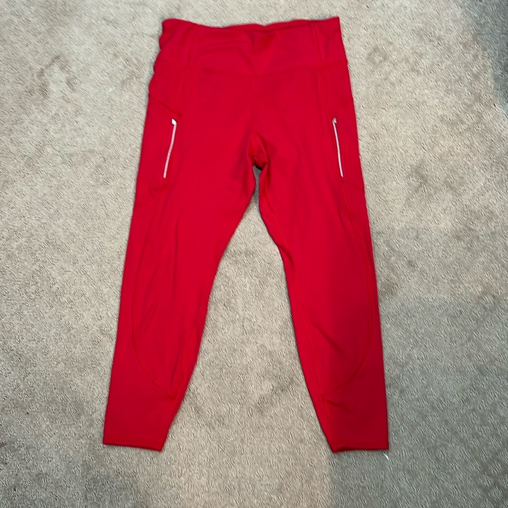 Red Athleta Leggins